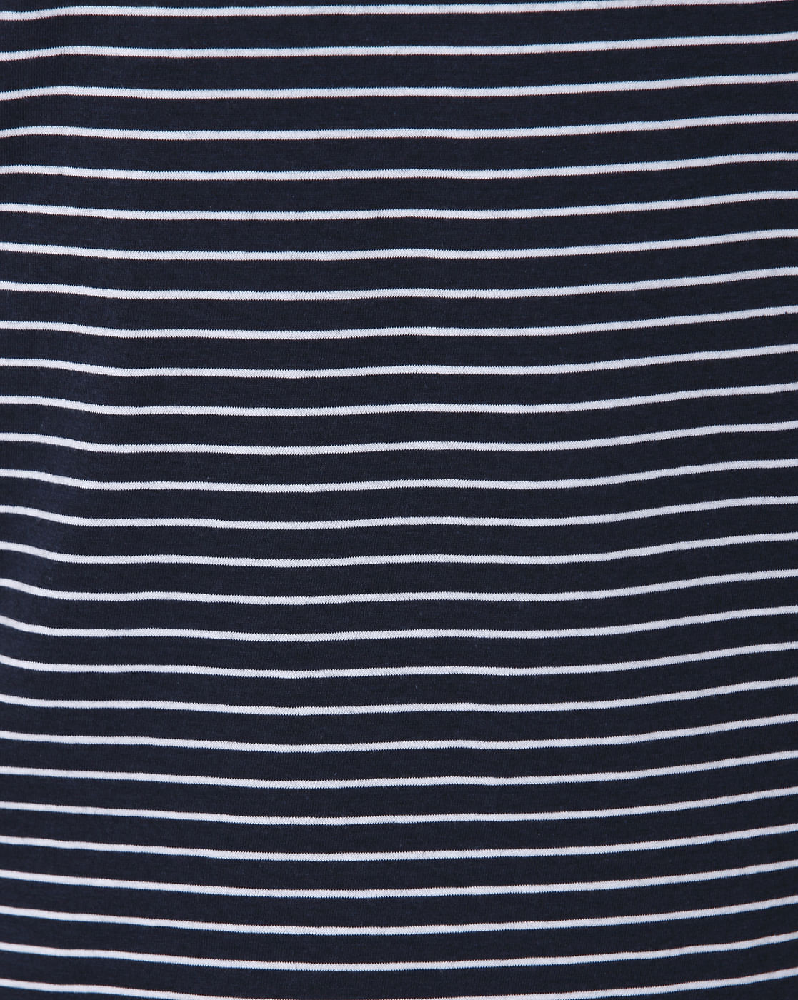 Blue Striped Crew Neck T-Shirt