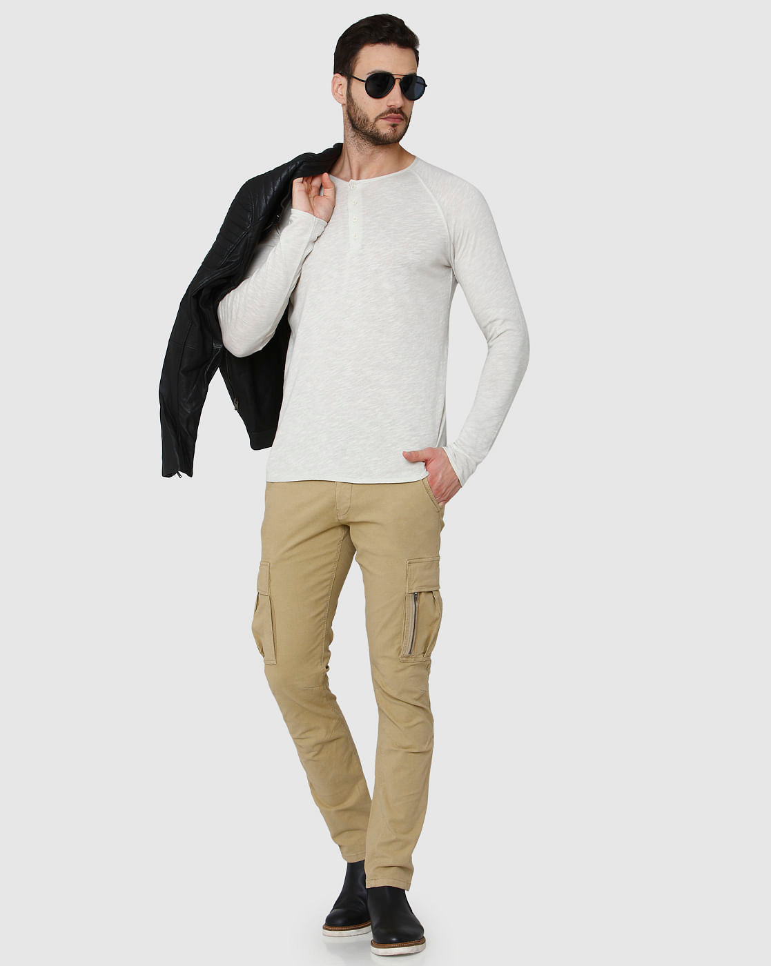 Grey Crew Neck T-Shirt