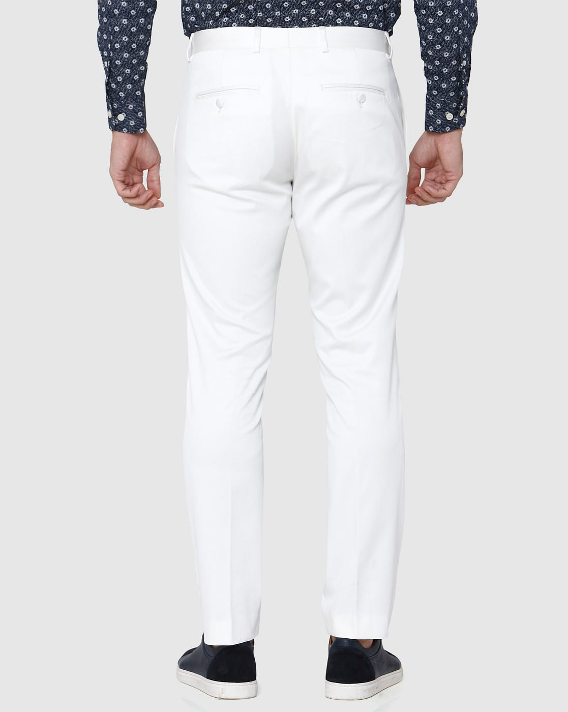 White Formal Trousers