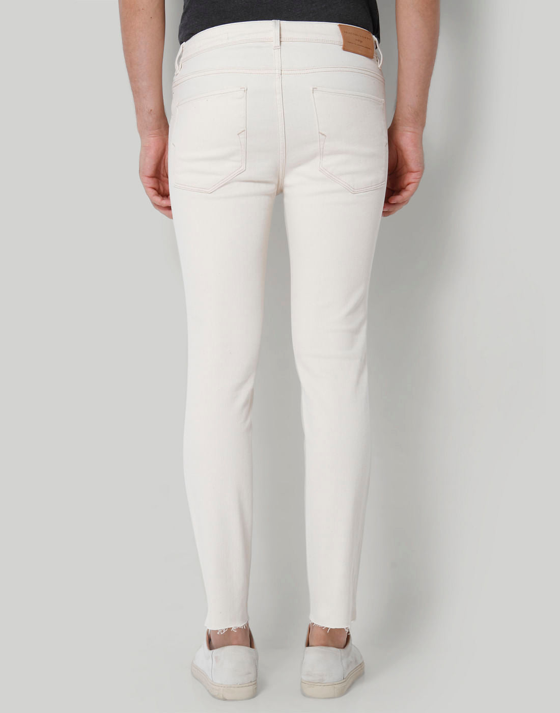 White Slim Fit Jeans
