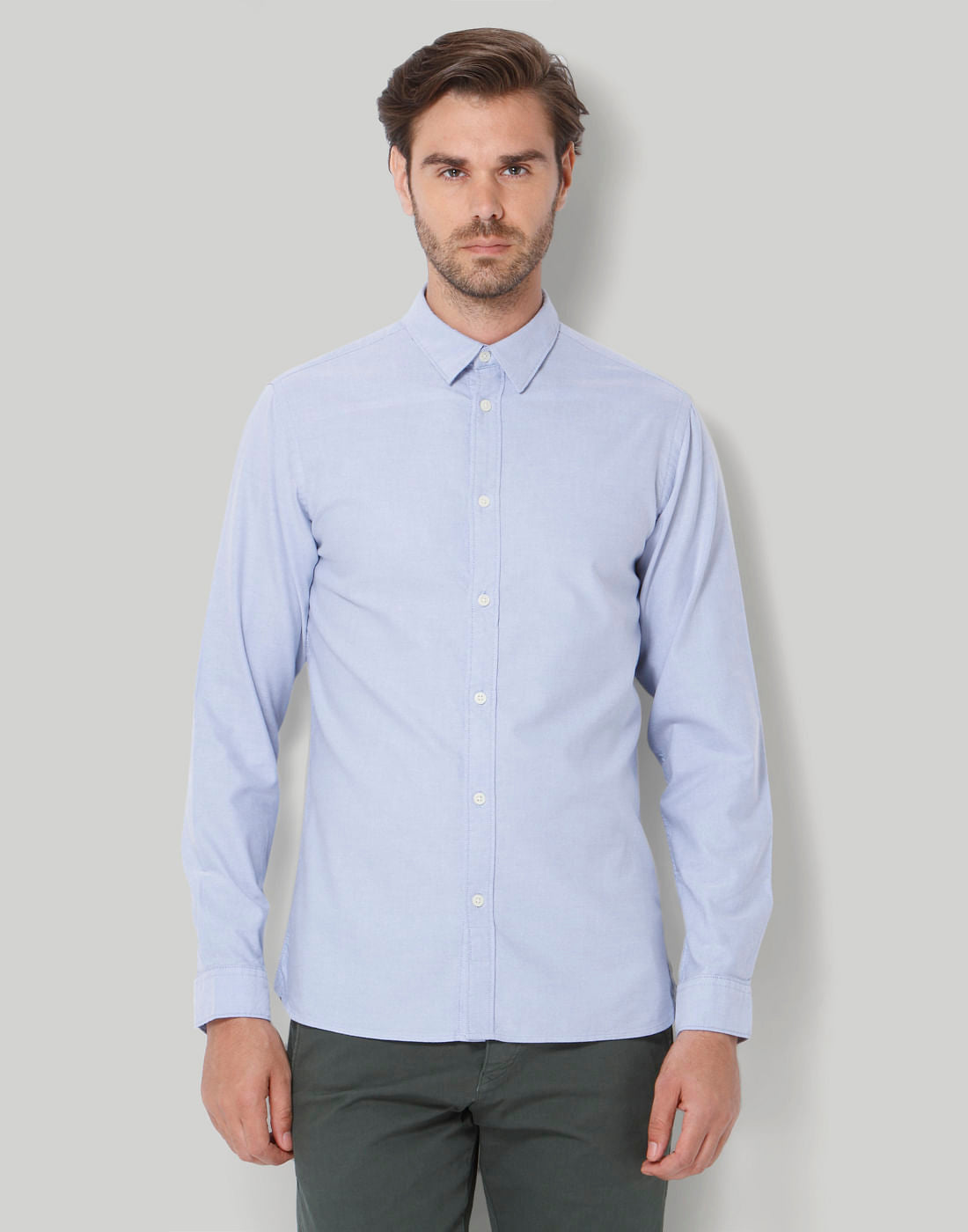 Blue Full Sleeves Shirt