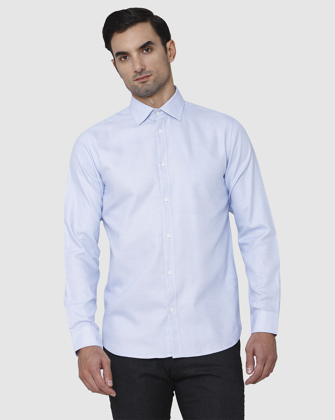 Blue Full Sleeves Shirt