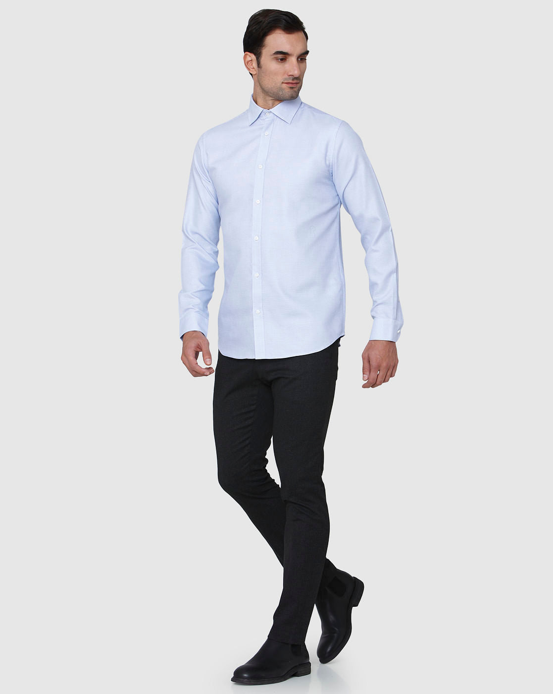 Blue Full Sleeves Shirt