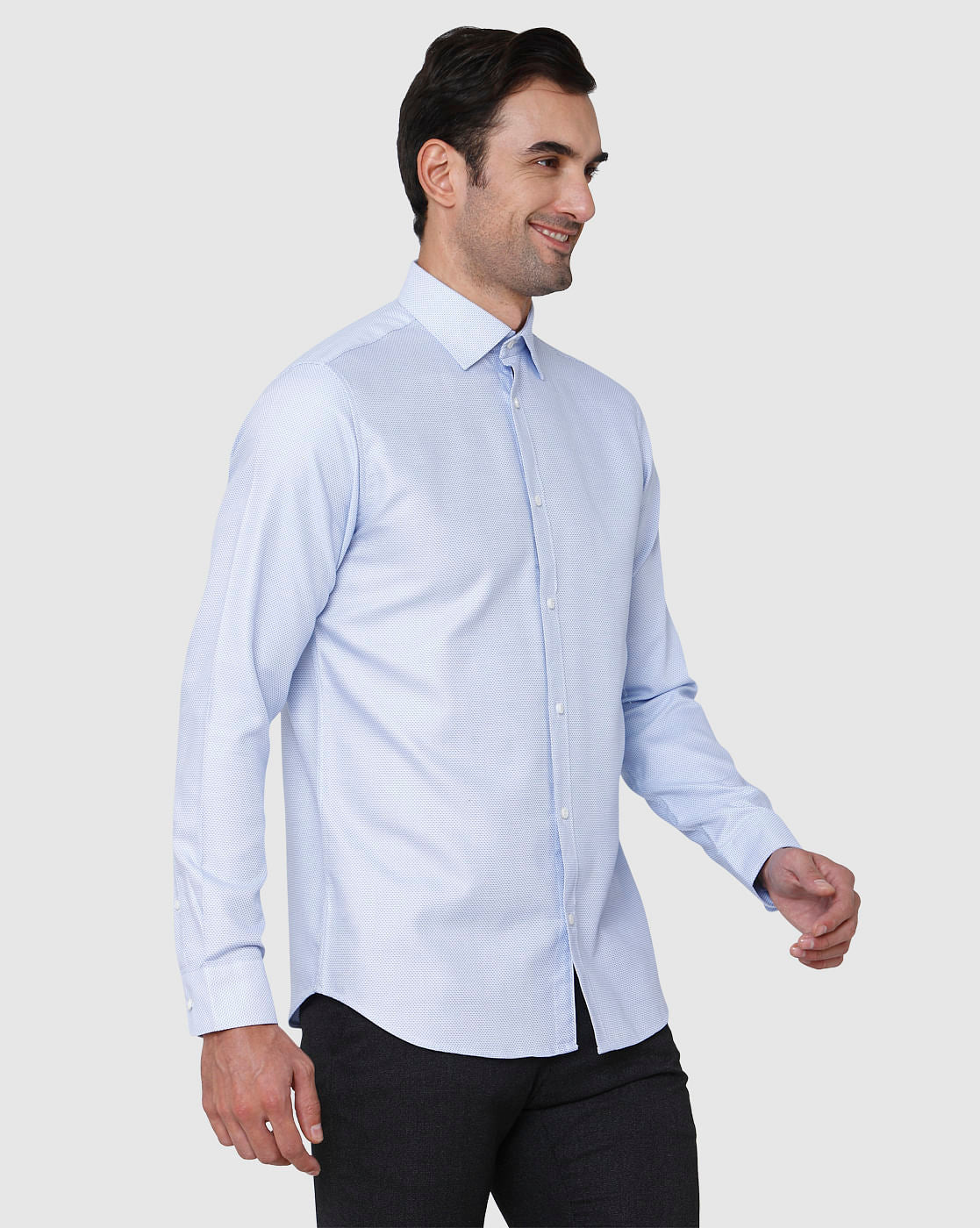 Blue Full Sleeves Shirt