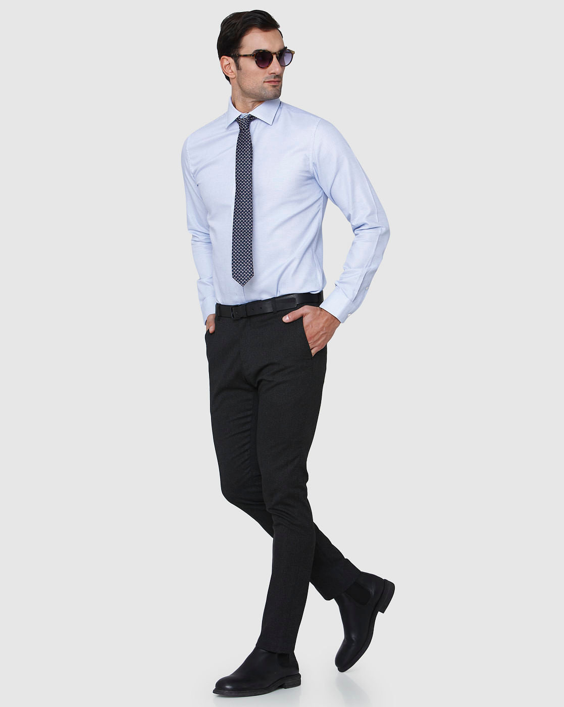 Blue Full Sleeves Shirt
