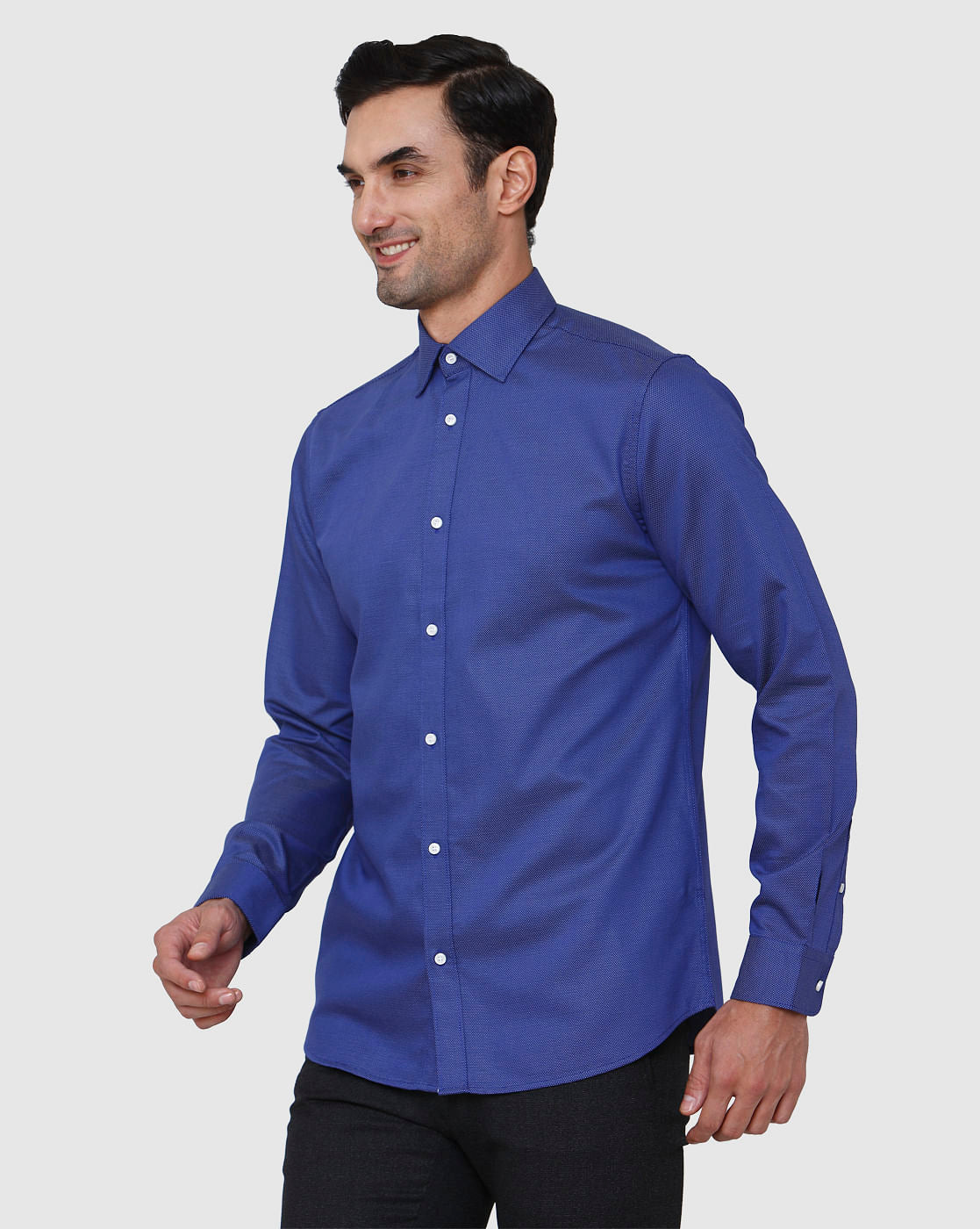 Blue Full Sleeves Shirt