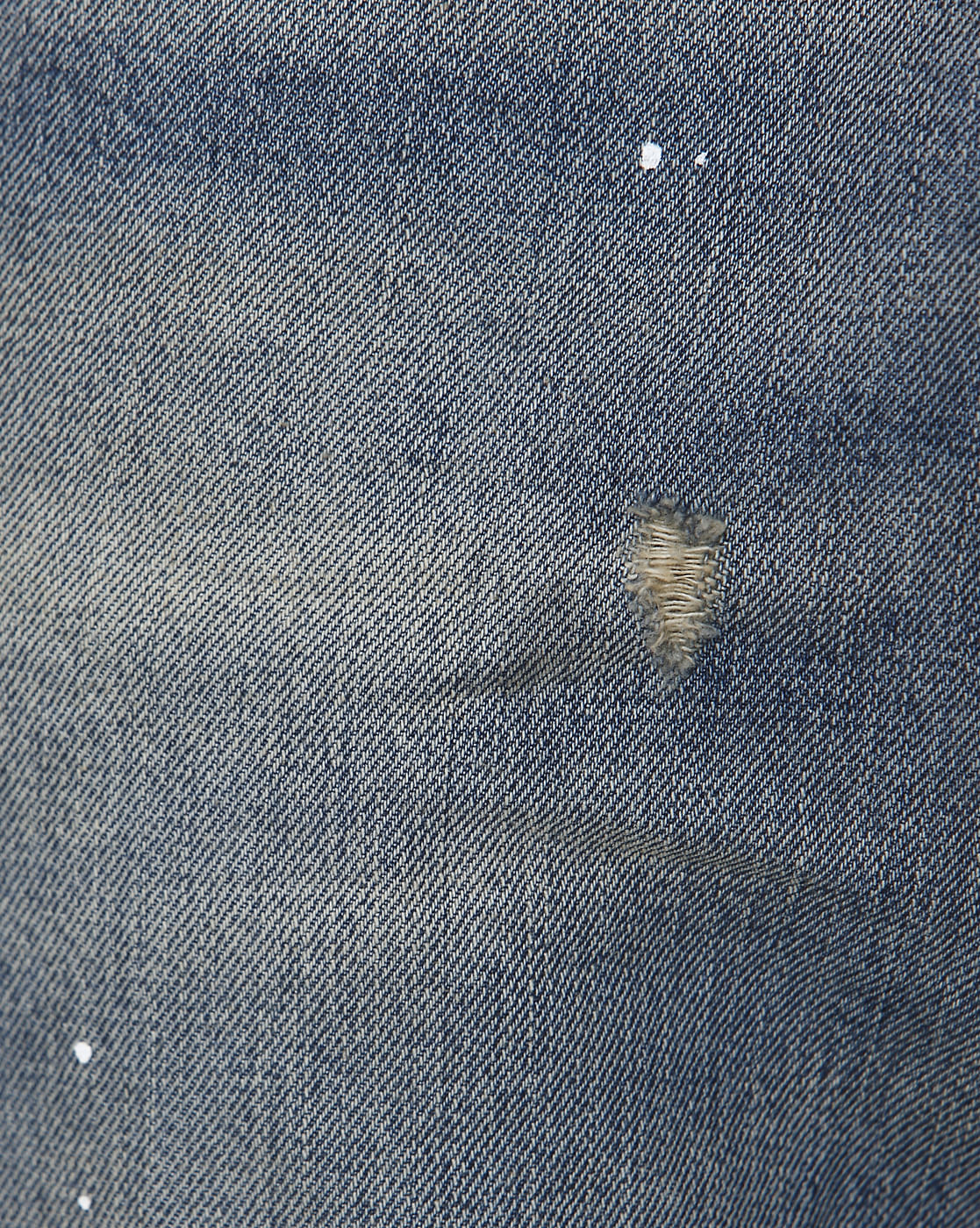 Blue Distressed Regular Fit Jeans