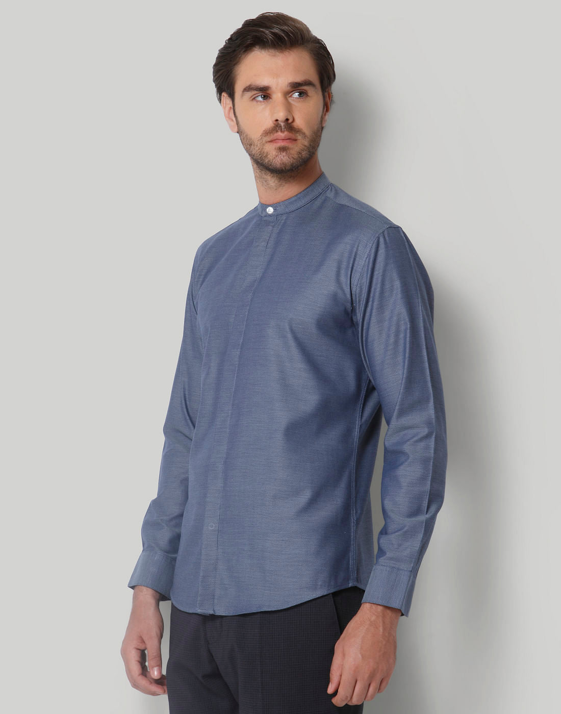Blue Full Sleeves Shirt