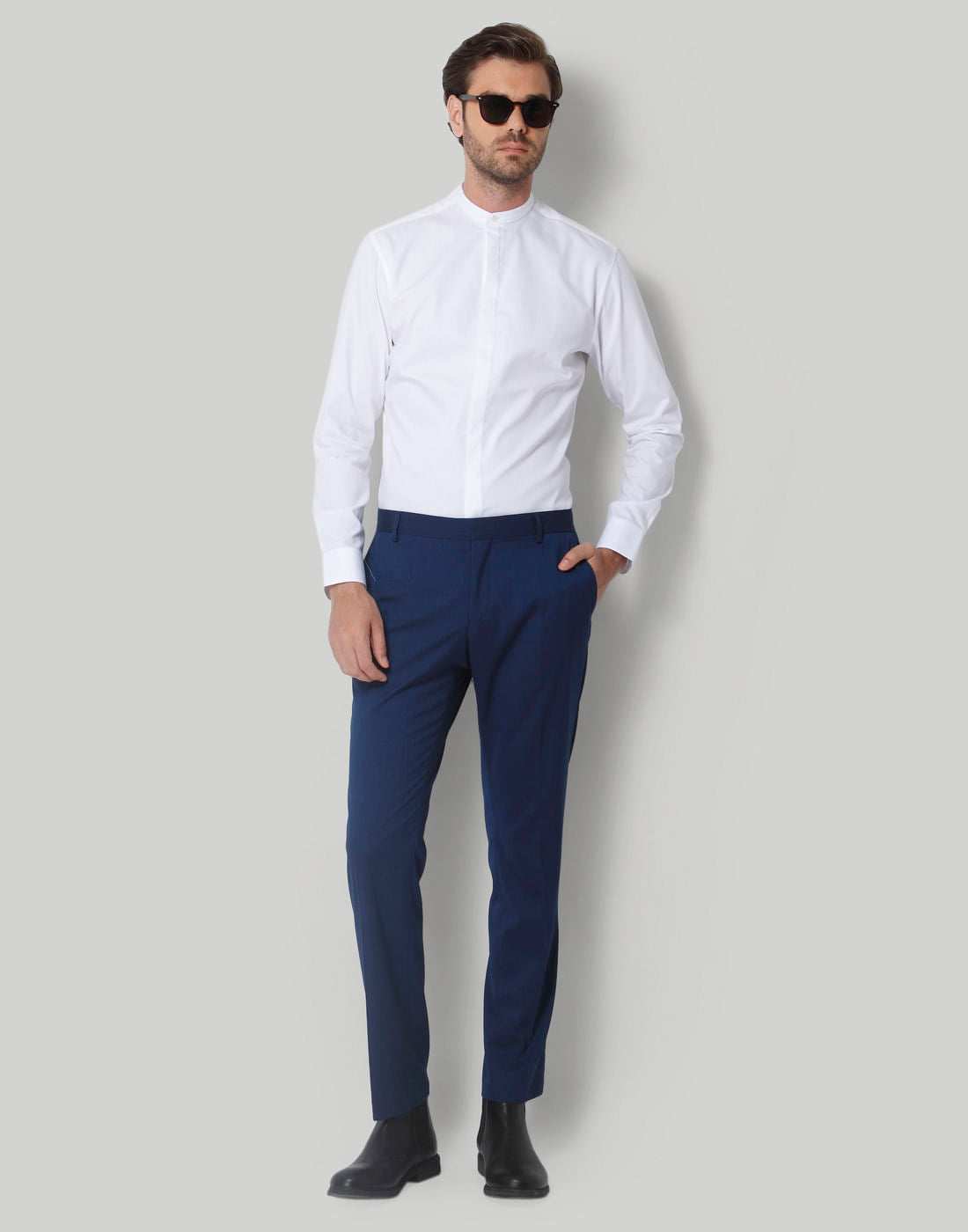 White Full Sleeves Shirt