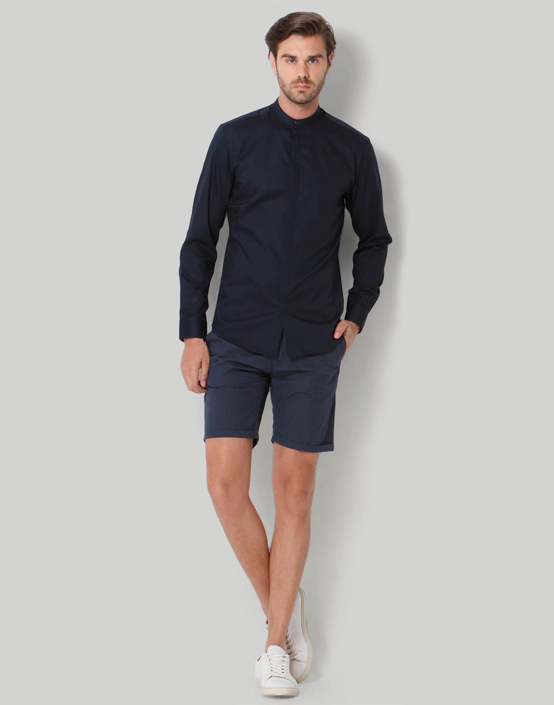 Blue Full Sleeves Shirt