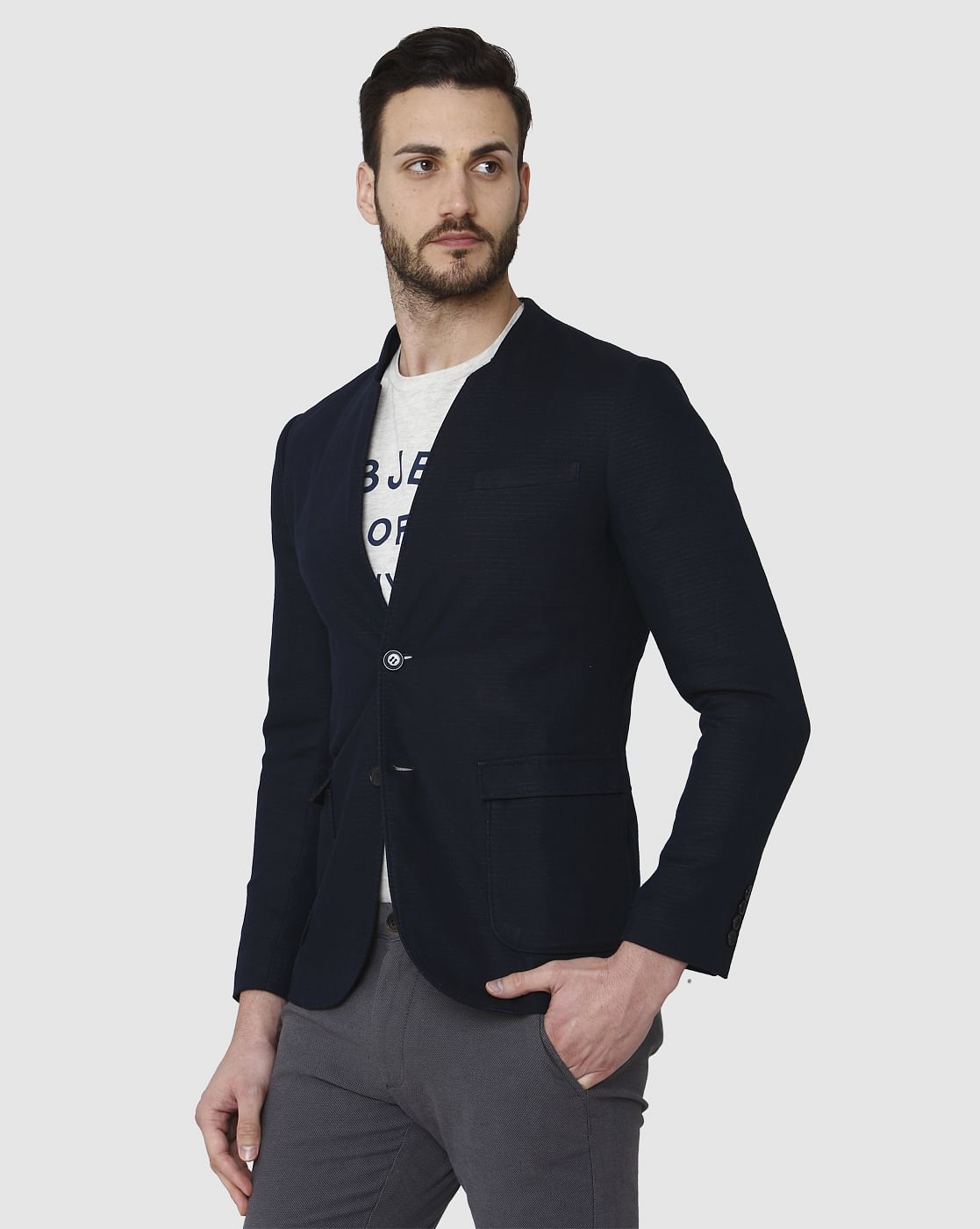 Navy Blue Formal Blazer