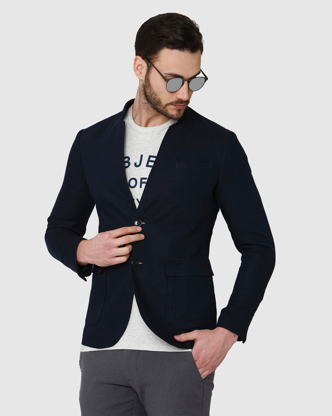 Navy Blue Formal Blazer