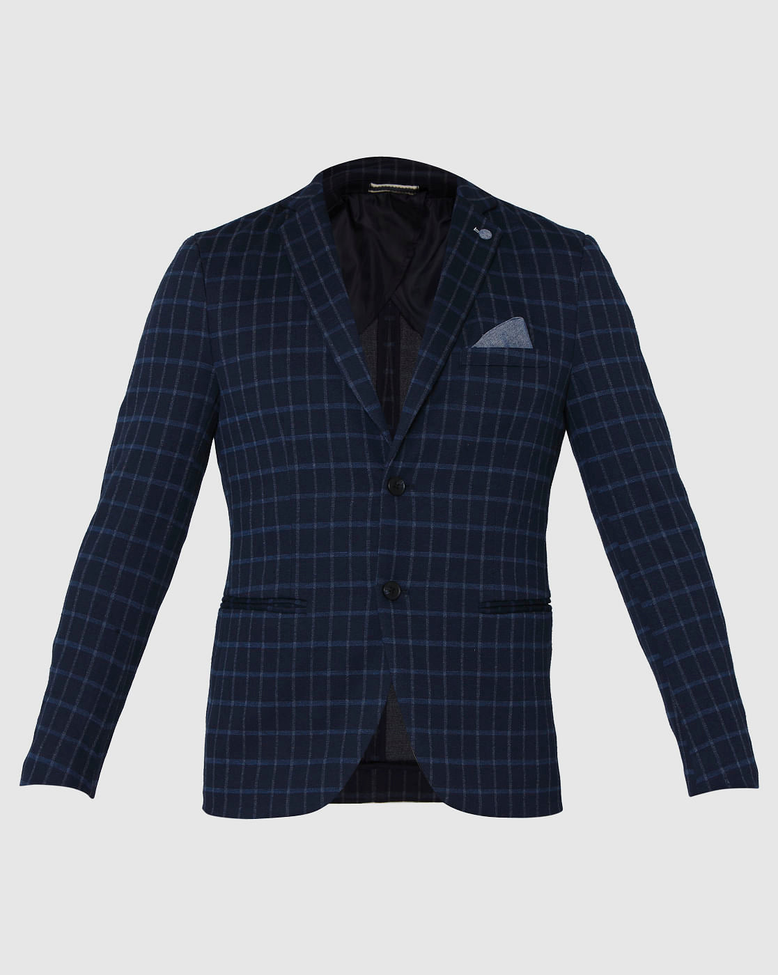 Blue Check Blazer