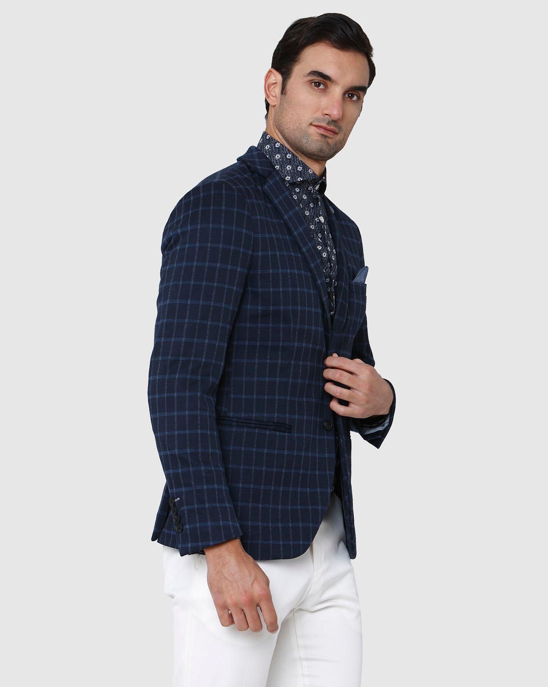 Blue Check Blazer