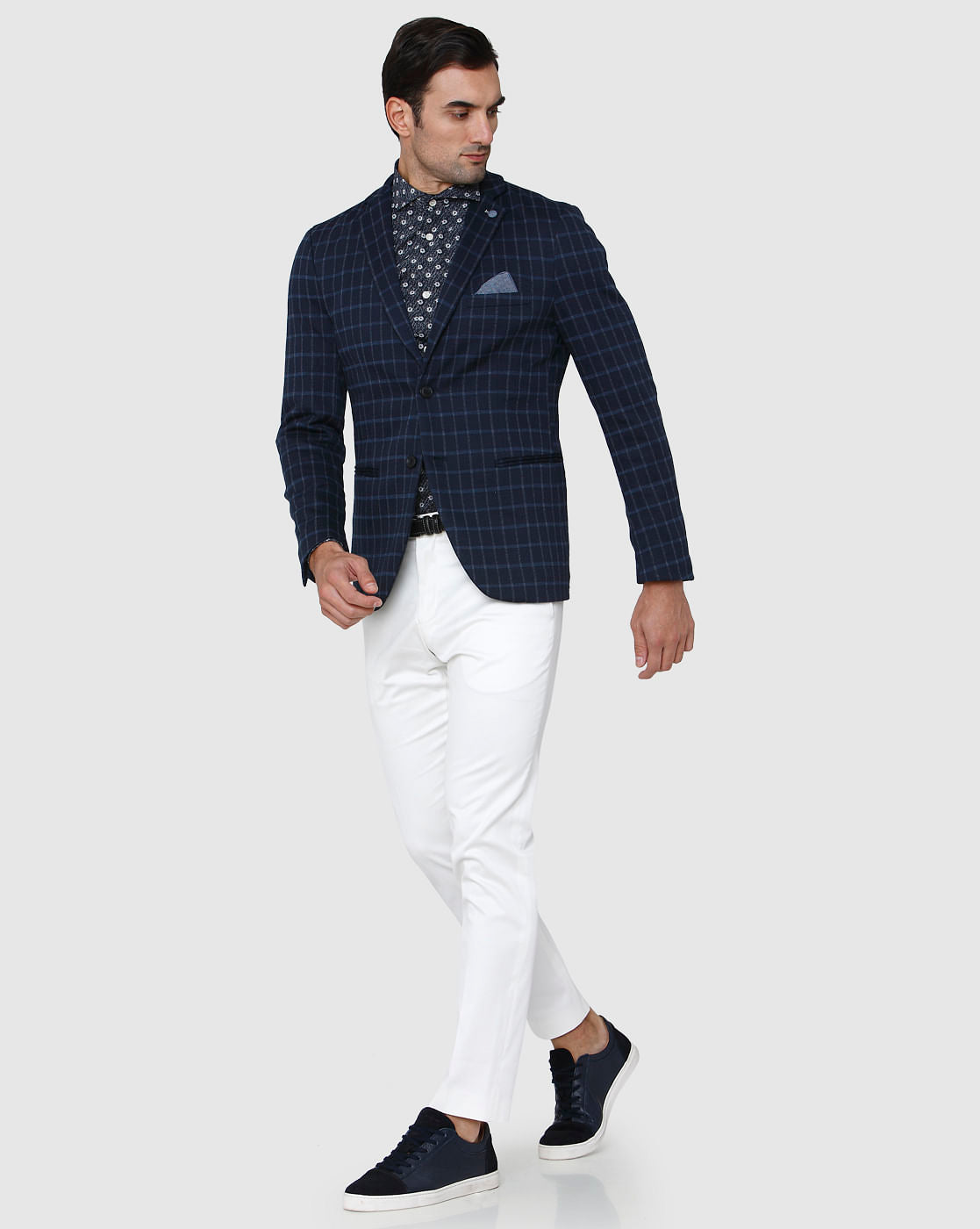 Blue Check Blazer