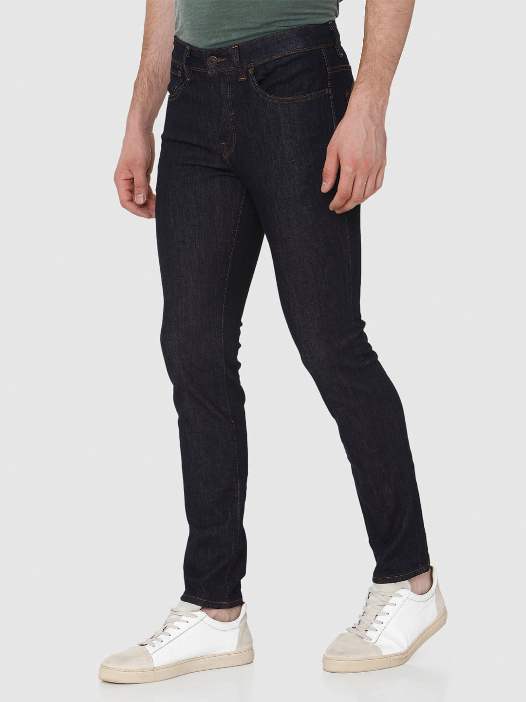 Dark Blue Pete Skinny Fit Jeans