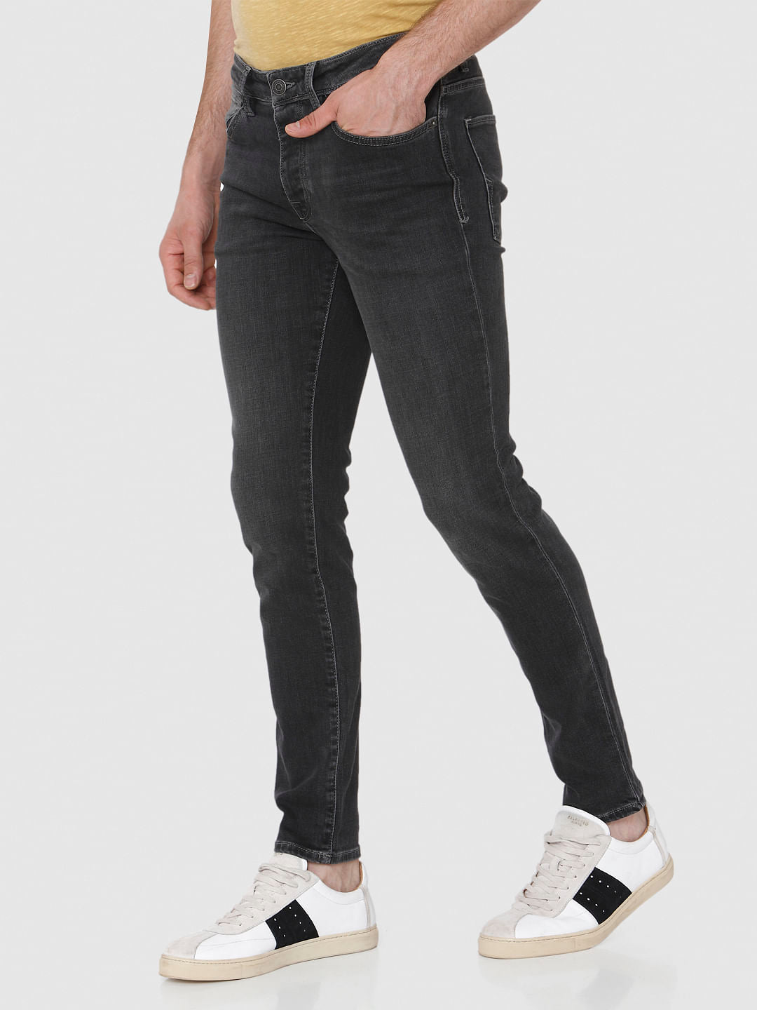 Grey Pete Skinny Fit Jeans