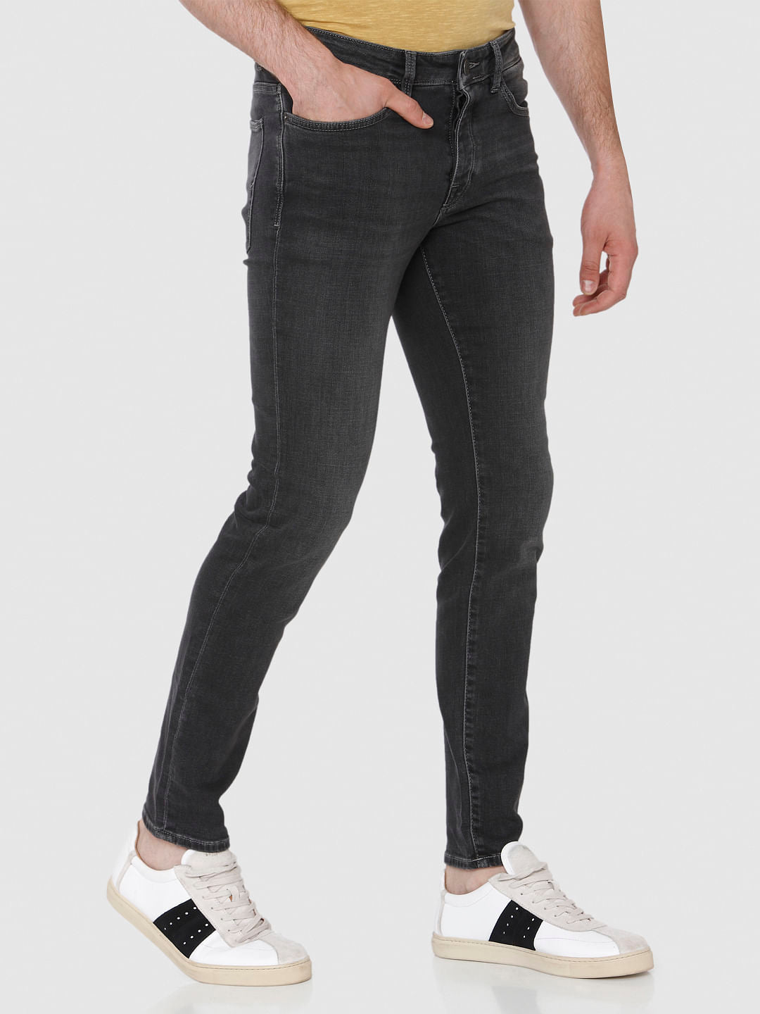 Grey Pete Skinny Fit Jeans