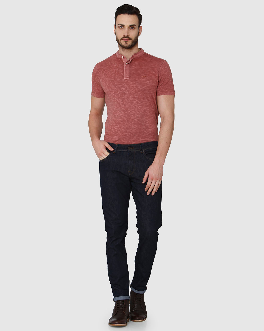 Dark Blue Scott Regular Fit Jeans