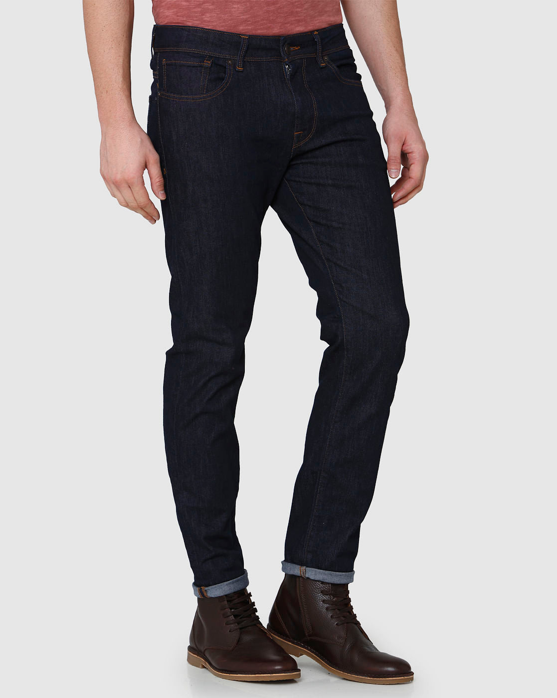 Dark Blue Scott Regular Fit Jeans