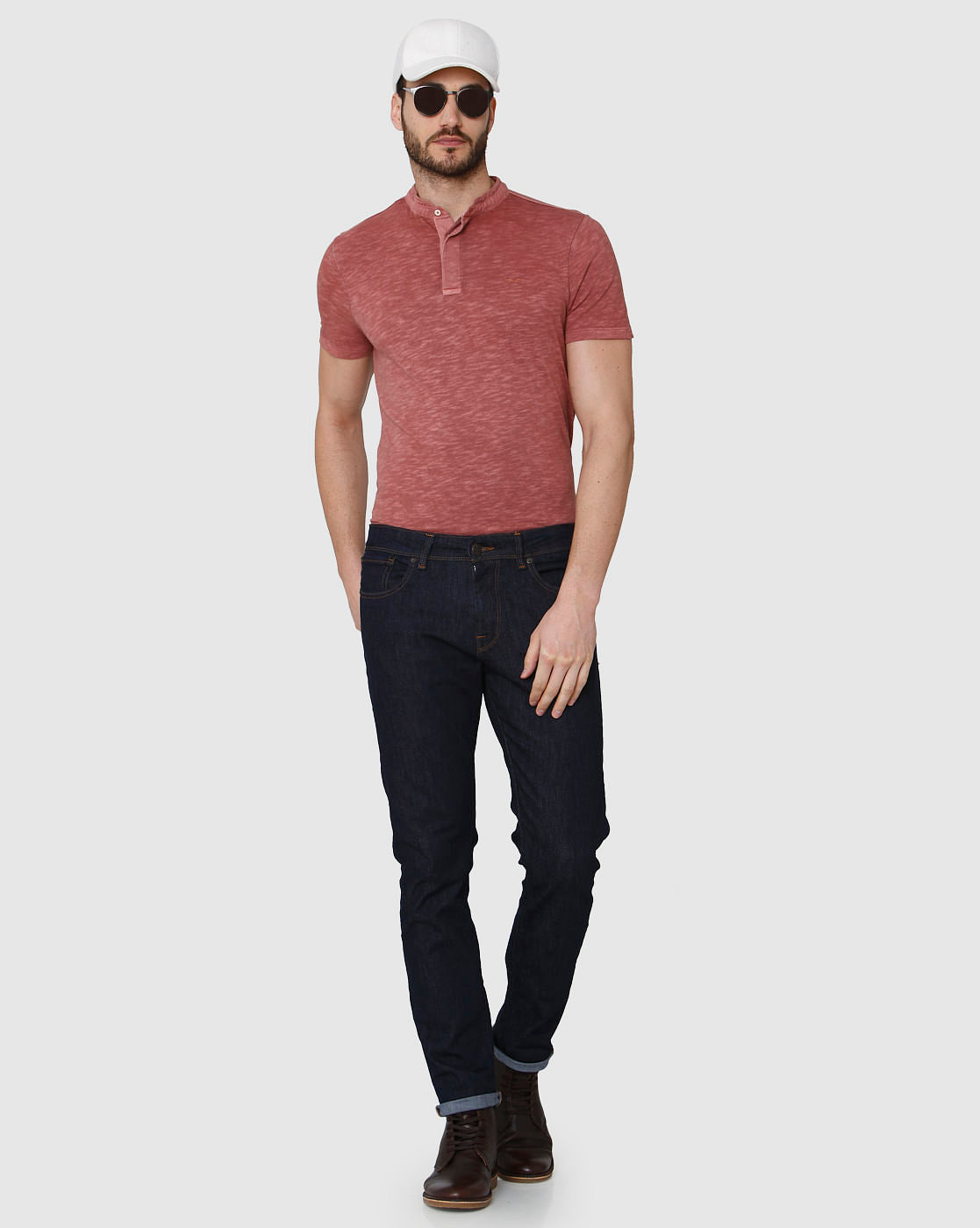 Dark Blue Scott Regular Fit Jeans