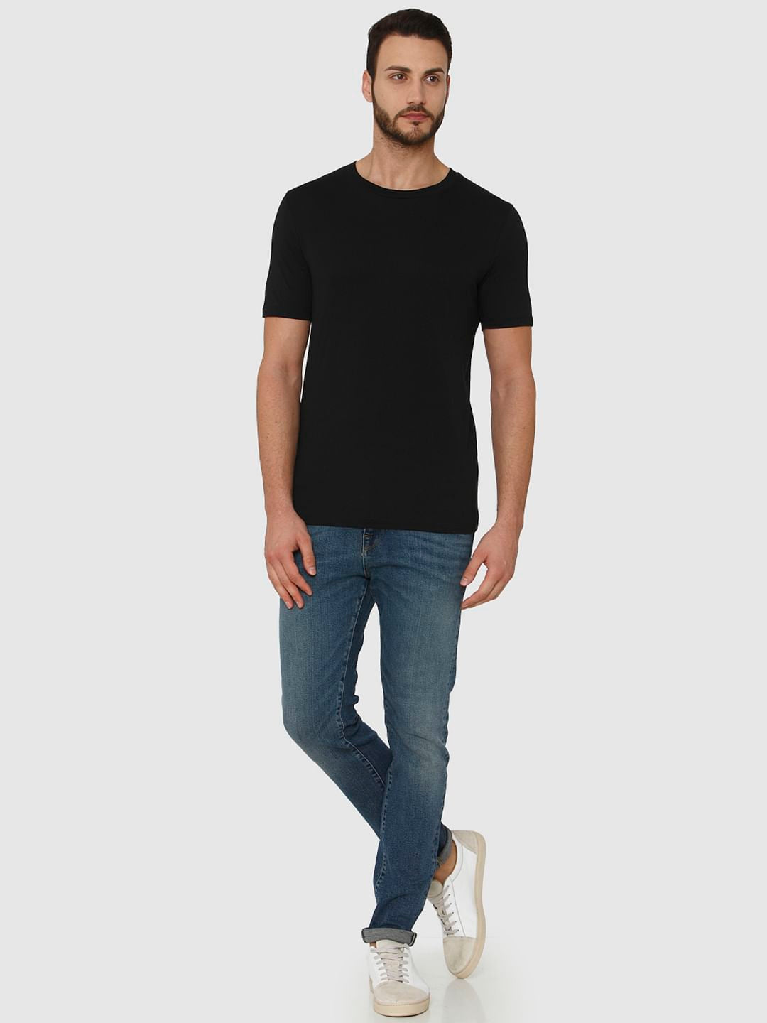 Black Crew Neck T-Shirt