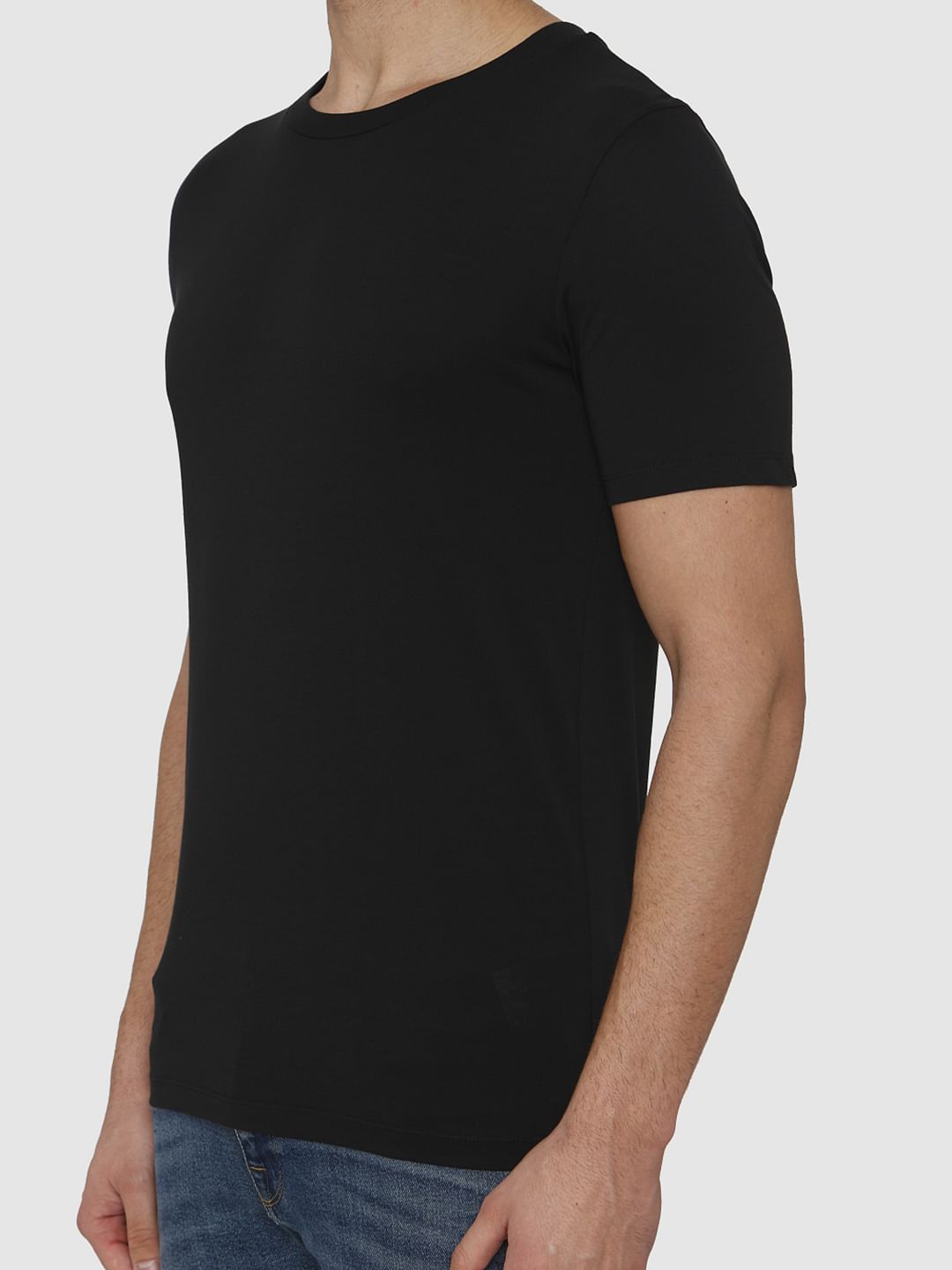 Black Crew Neck T-Shirt