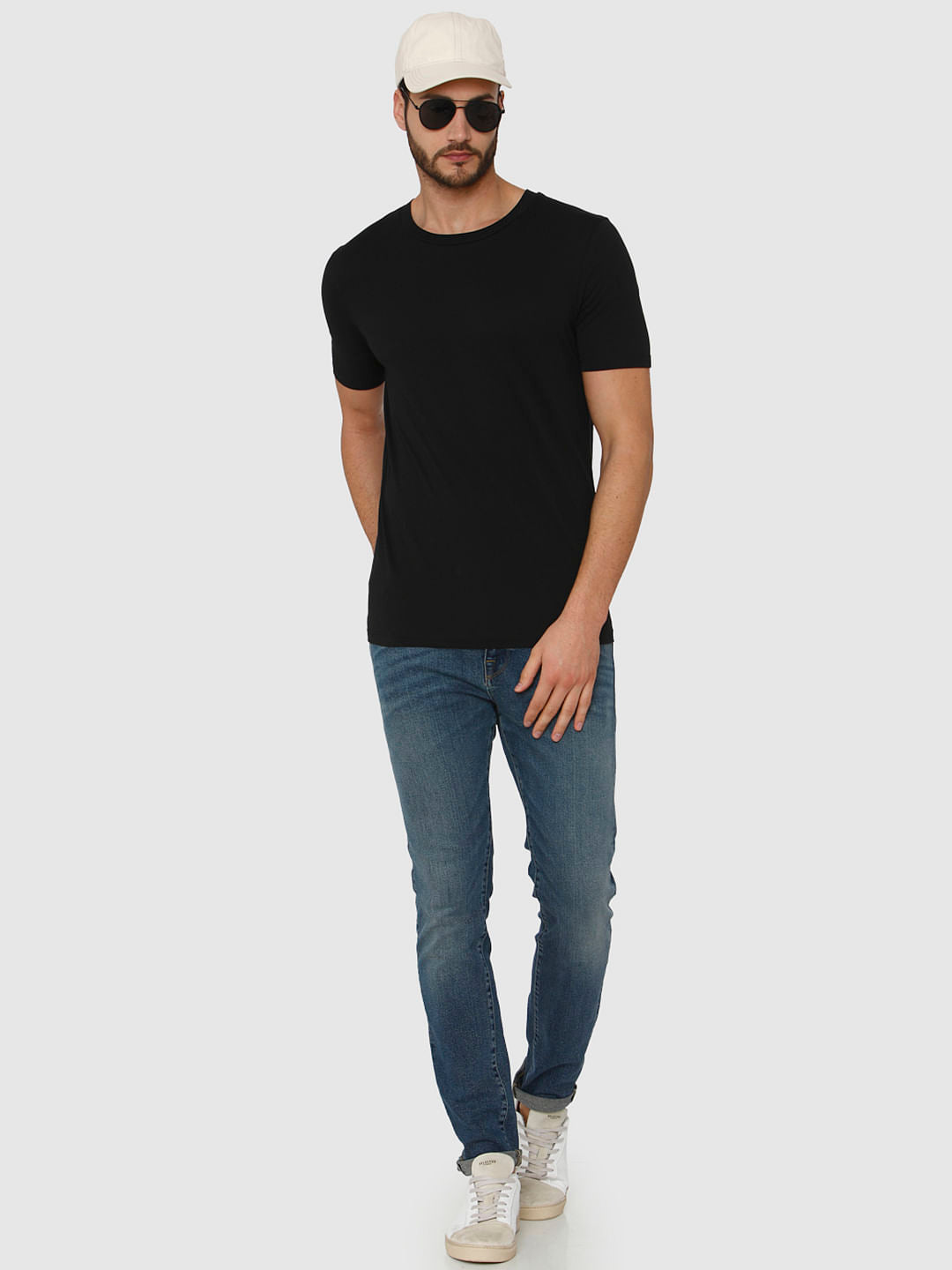 Black Crew Neck T-Shirt