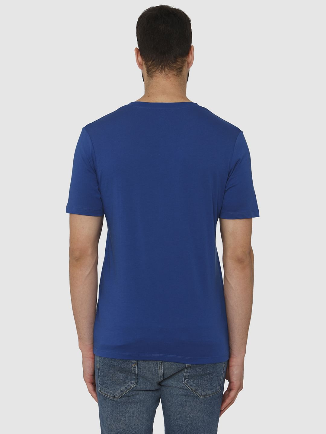 Blue Crew Neck T-Shirt