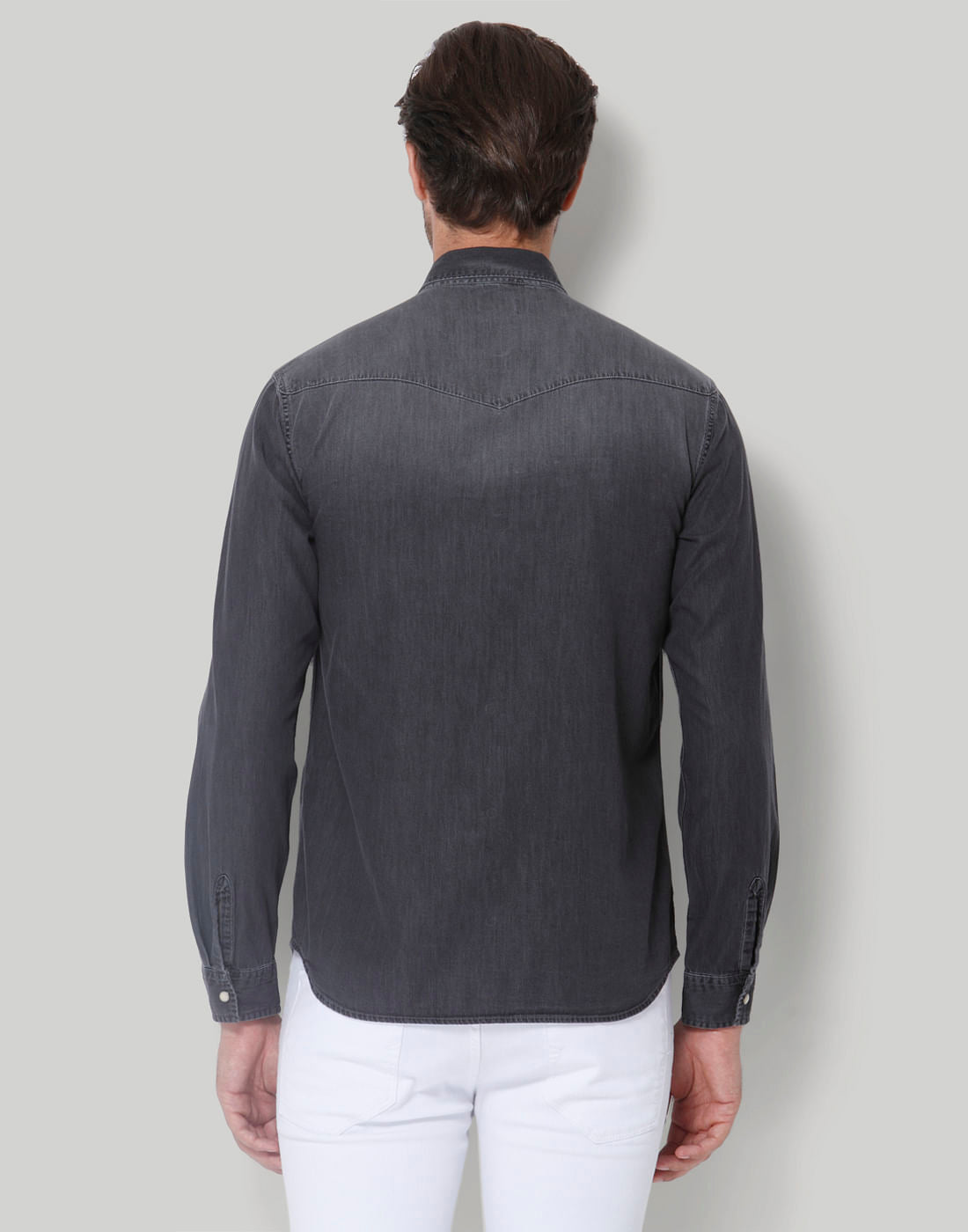 Grey Full Sleeves Shirt
