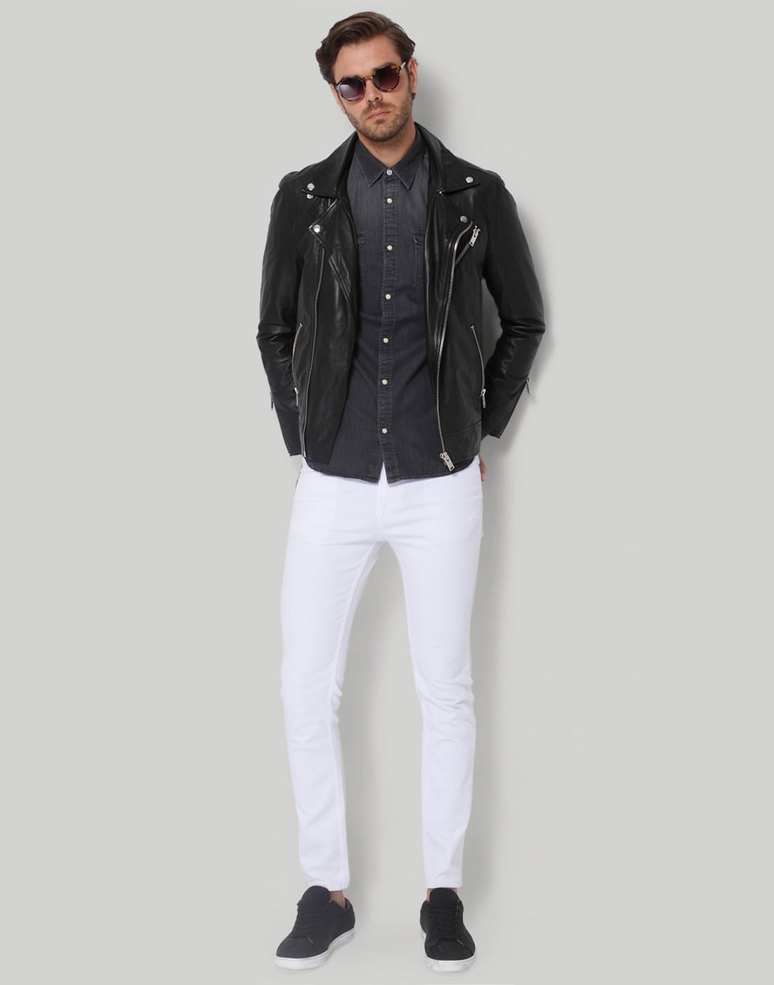 Grey Full Sleeves Shirt
