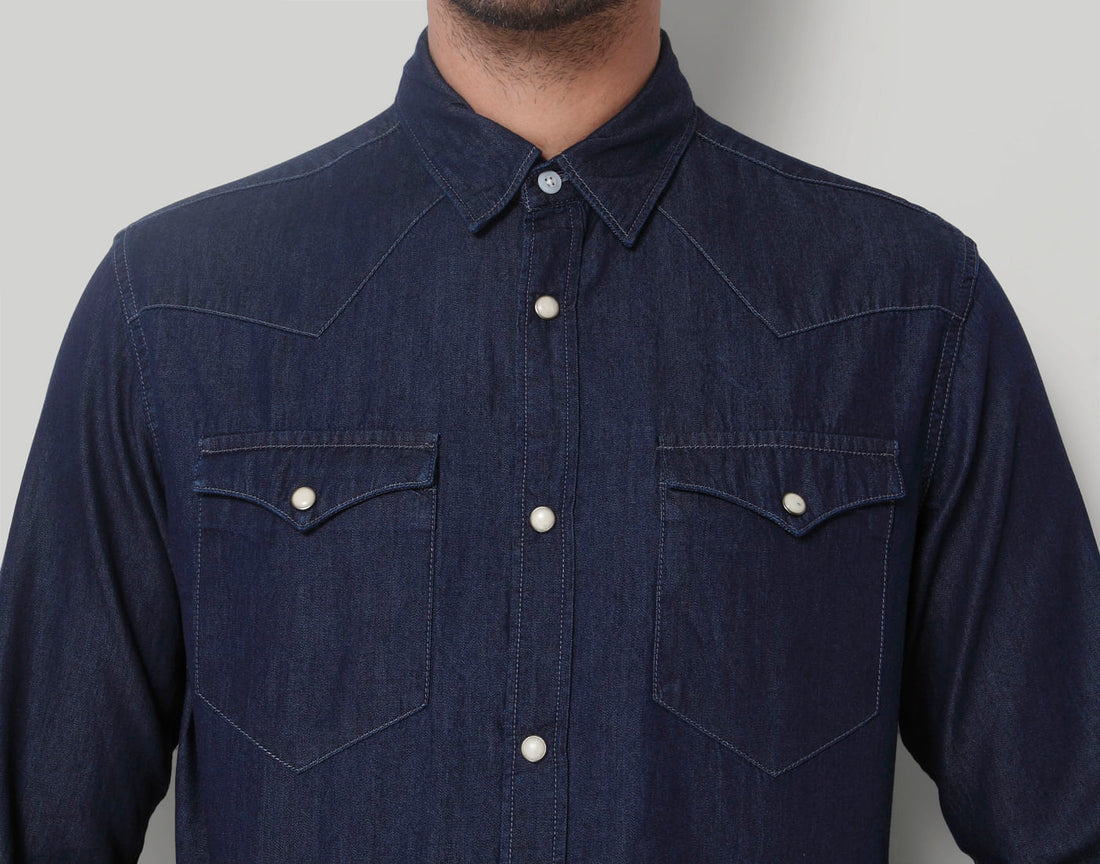 Blue Full Sleeves Shirt
