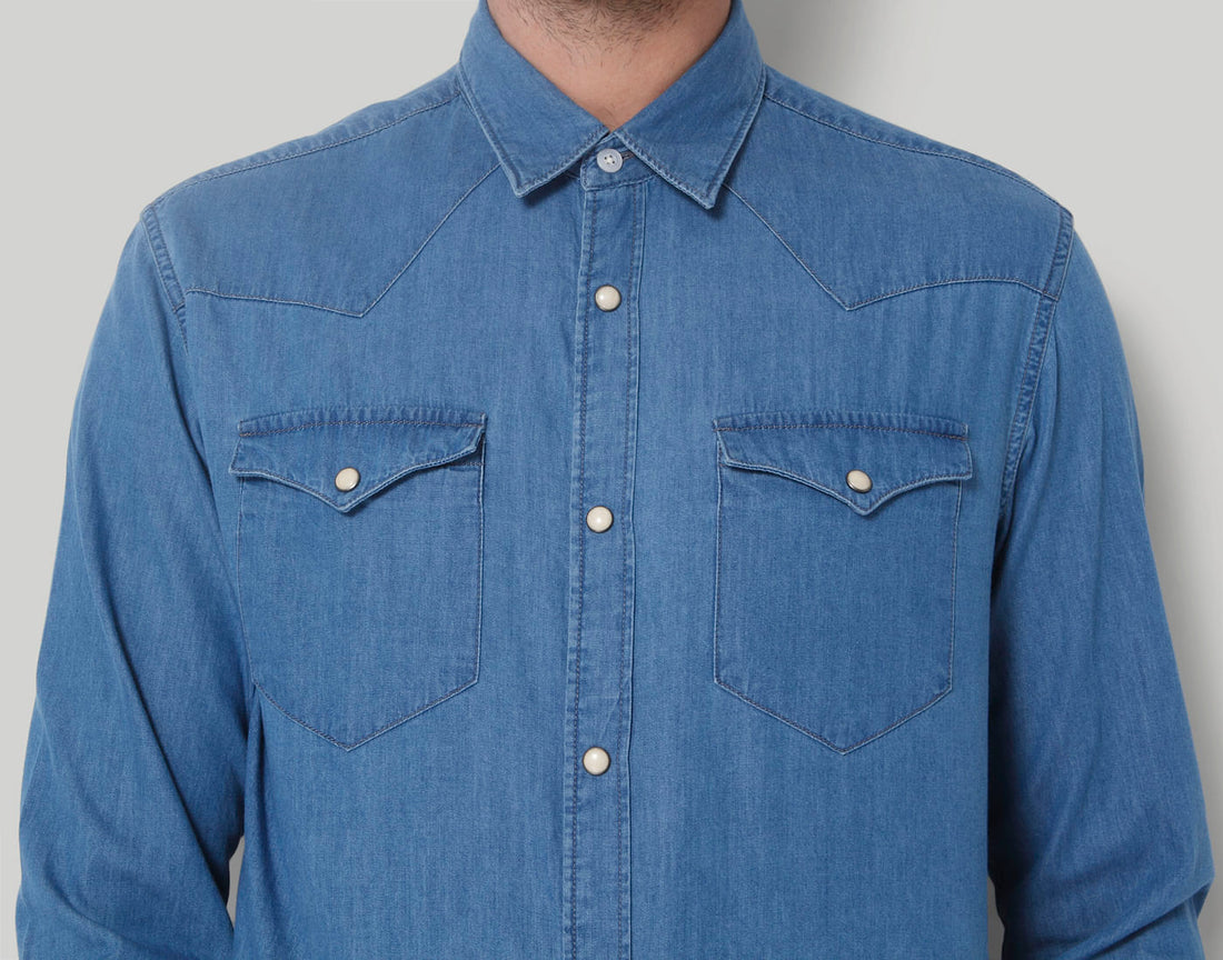 Blue Full Sleeves Shirt