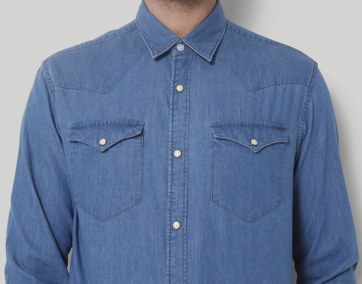 Blue Full Sleeves Shirt