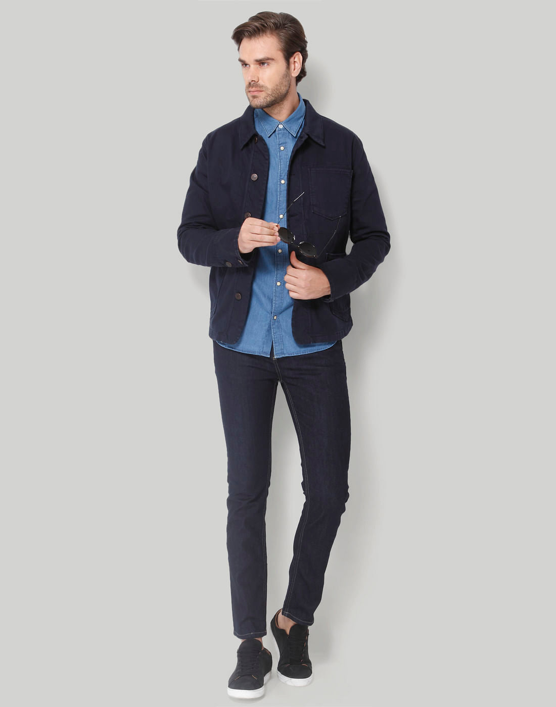 Blue Full Sleeves Shirt