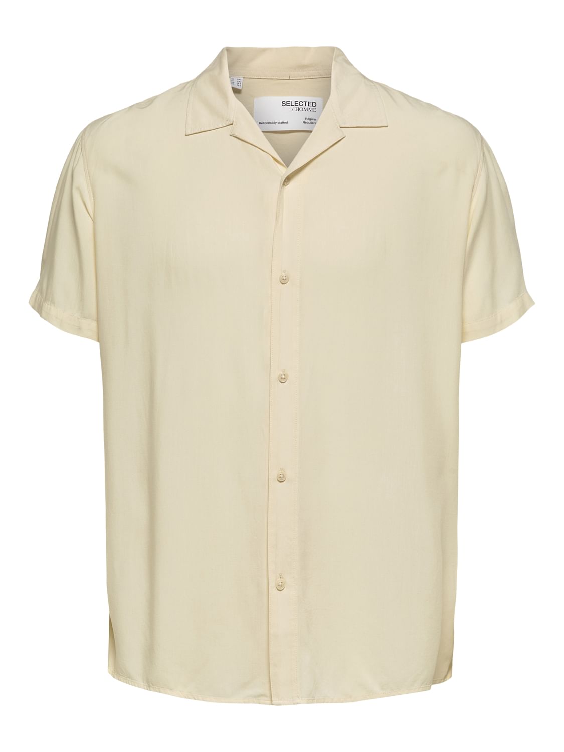 Light Yellow Half Sleeves Shirt