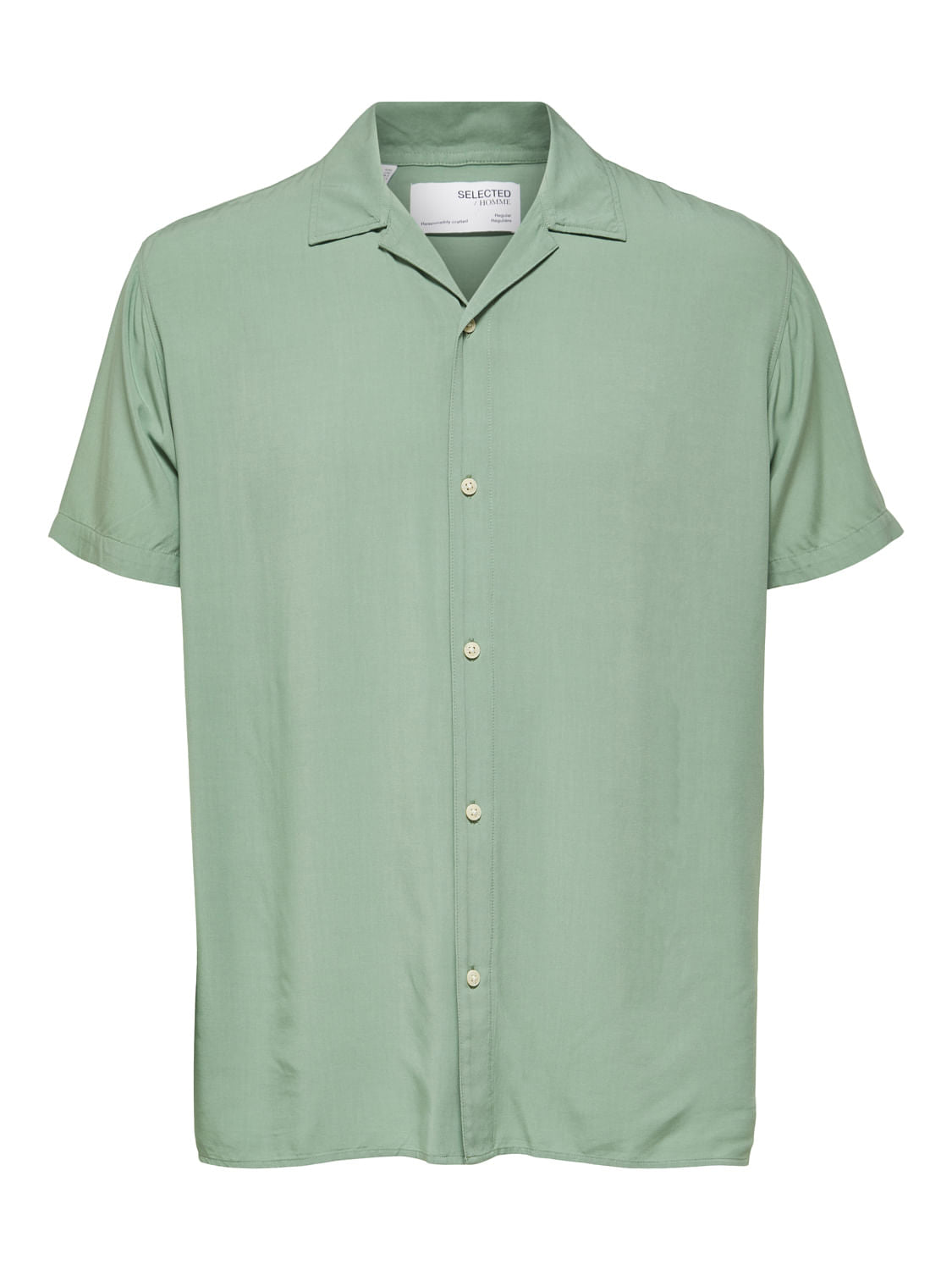 Light Green Half Sleeves Shirt