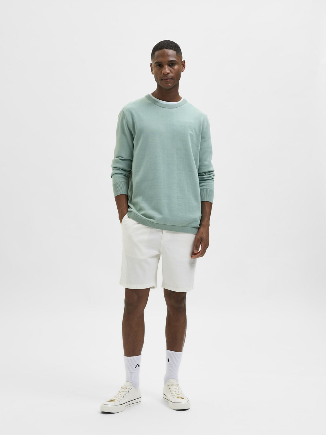 White Shorts