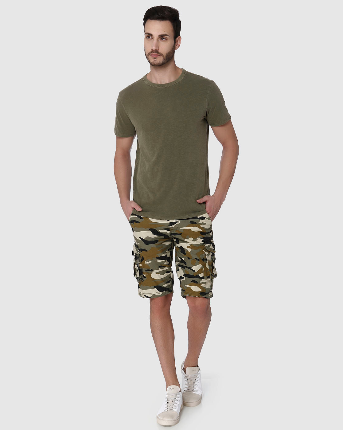Green Crew Neck T-Shirt