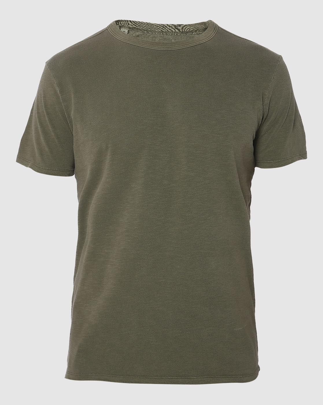 Green Crew Neck T-Shirt