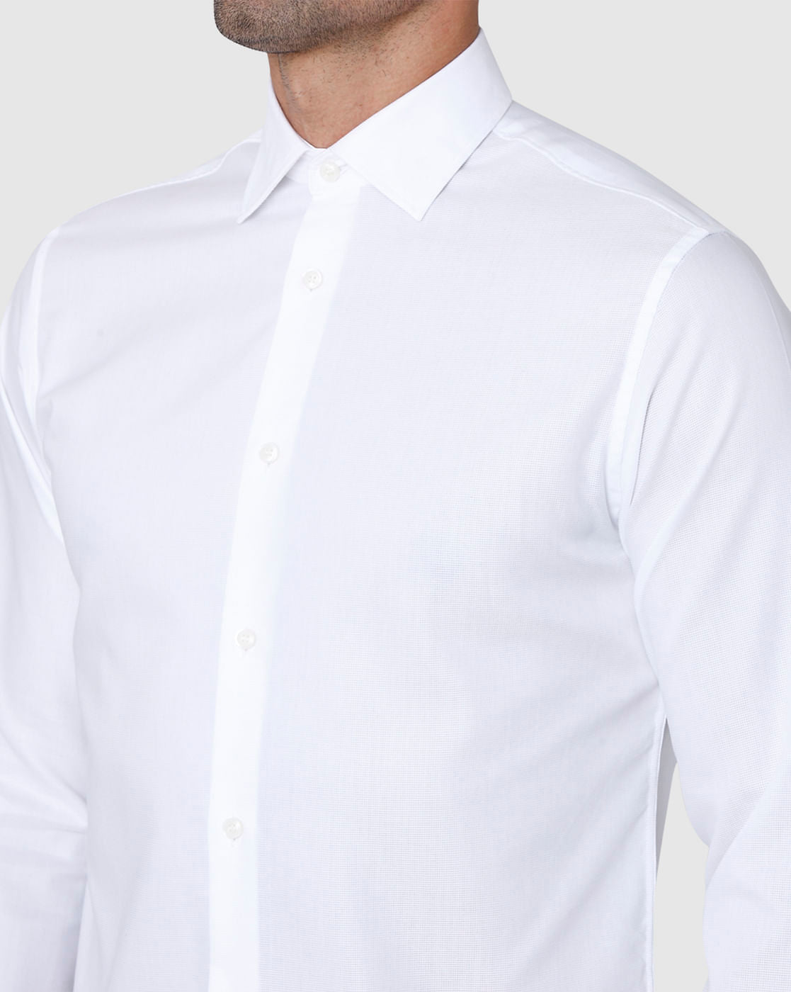 White Full Sleeves Shirt
