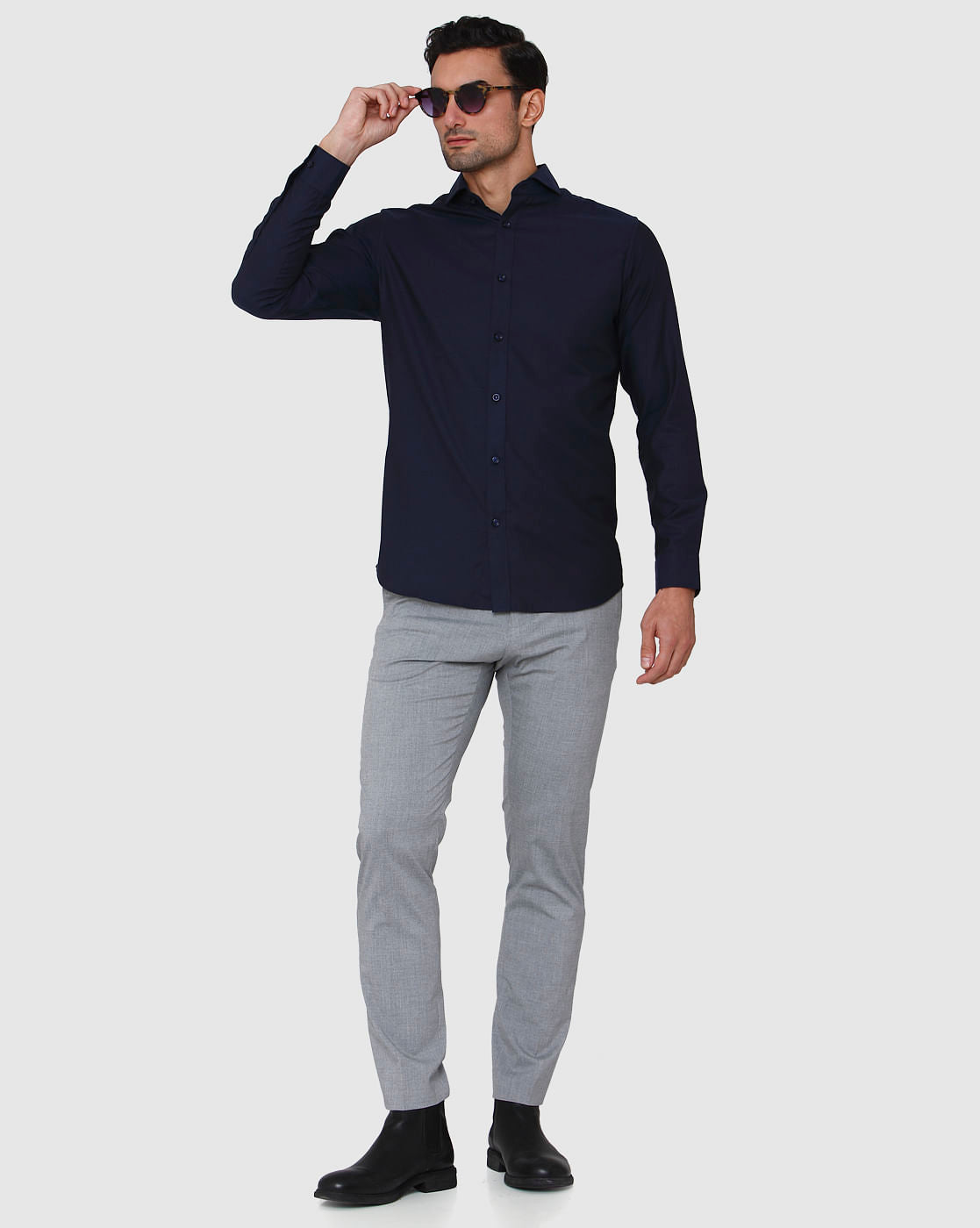 Blue Full Sleeves Shirt