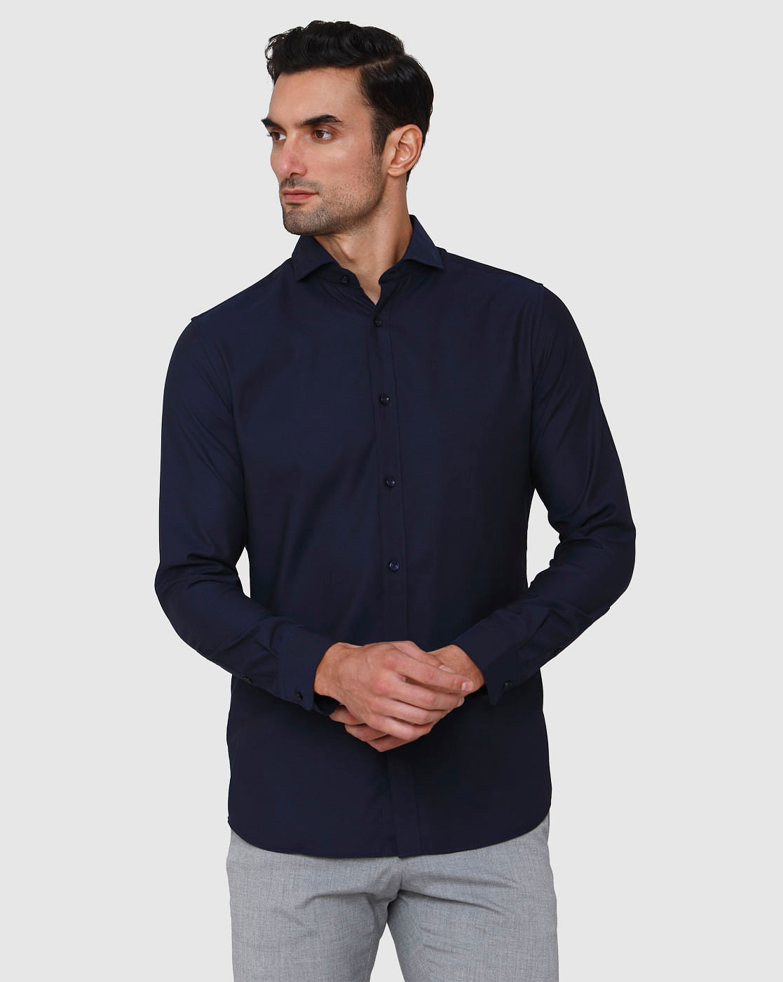 Blue Full Sleeves Shirt