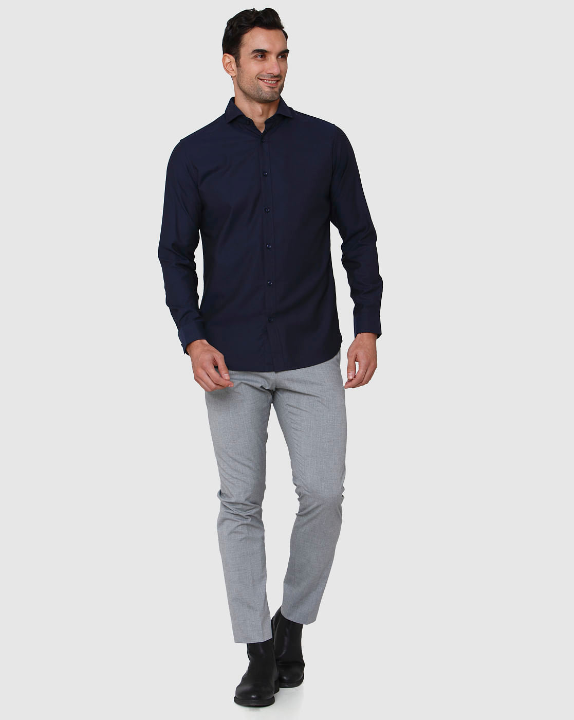 Blue Full Sleeves Shirt