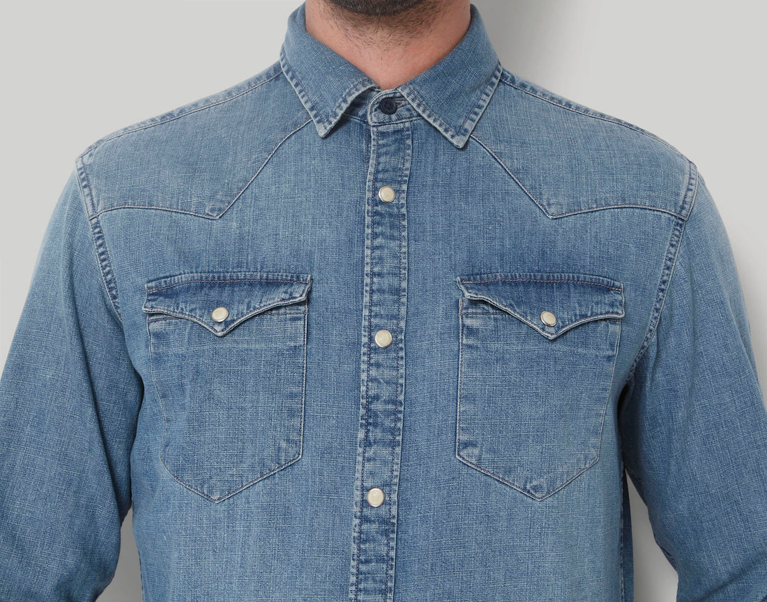 Blue Full Sleeves Shirt