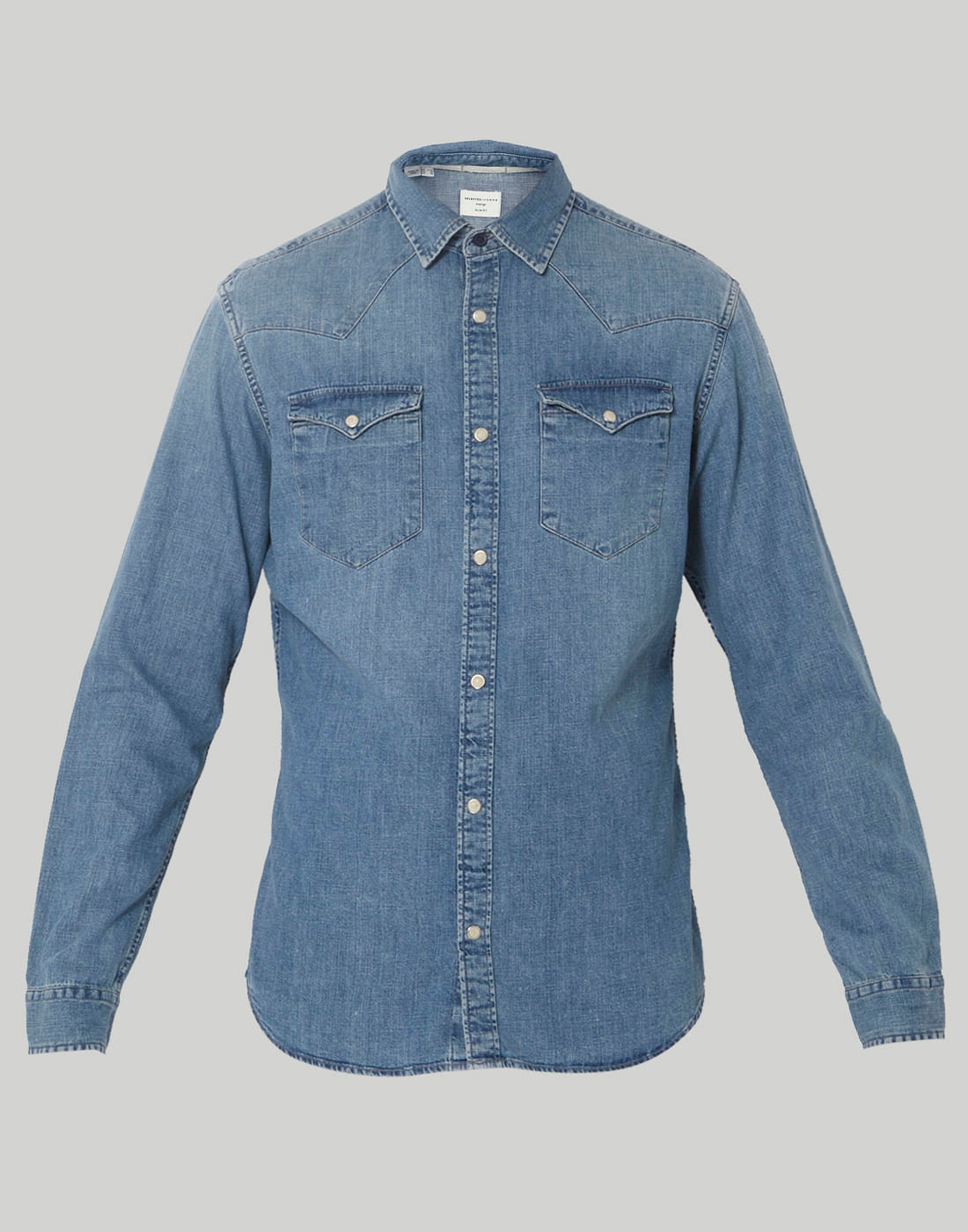 Blue Full Sleeves Shirt