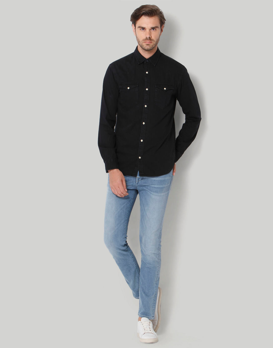 Black Full Sleeves Shirt