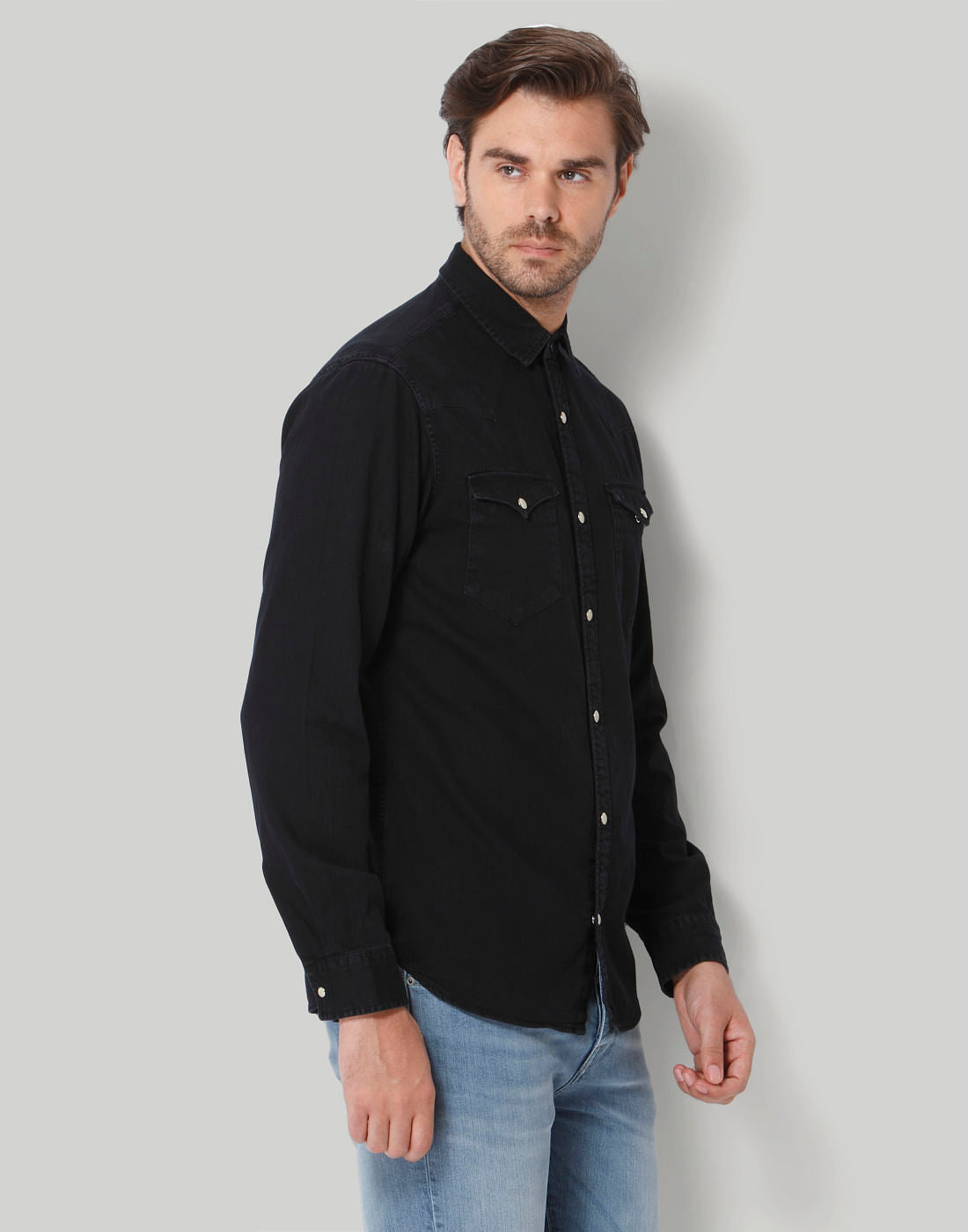Black Full Sleeves Shirt