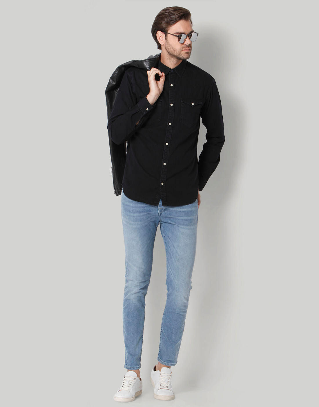 Black Full Sleeves Shirt