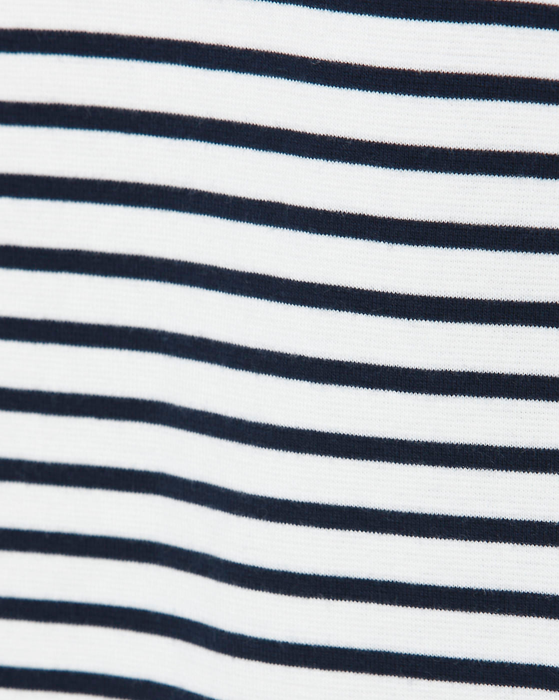 White Striped Crew Neck T-Shirt